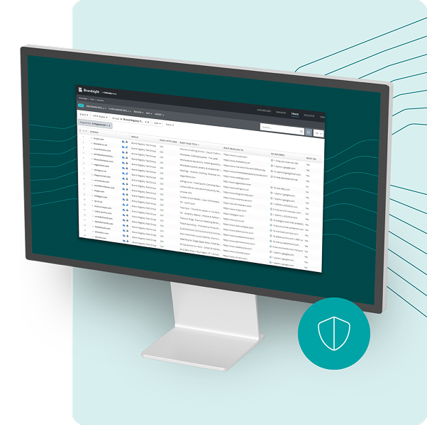 Rendering of a desktop display presenting a screenshot of an application dashboard.